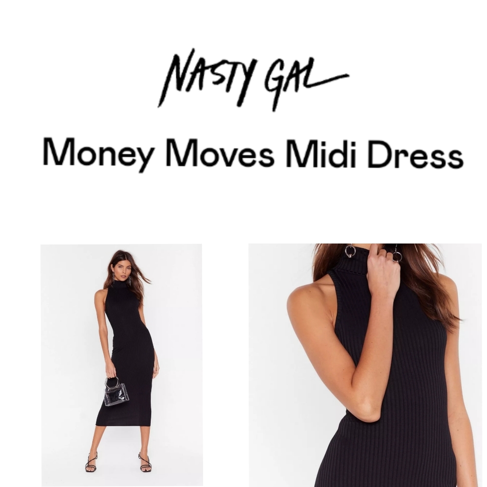 Money Moves Midi Dress NWT - Picture 5 of 5